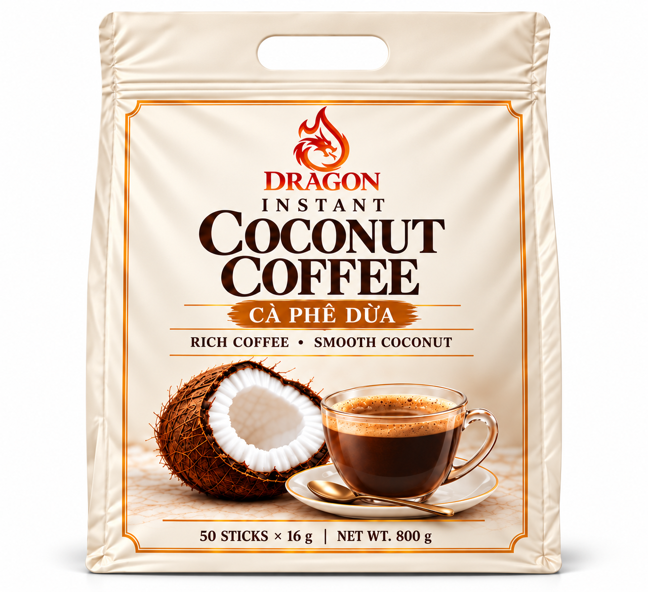 Cà Phê Dừa Hòa Tan
